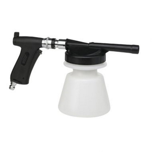 ホースにつなぐだけ！水圧パワーで簡単モコモコ泡洗浄！