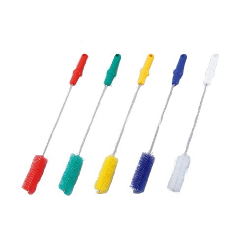 内径40mmのパイプ洗浄用カラーブラシ HACCP対応カラーコーディング