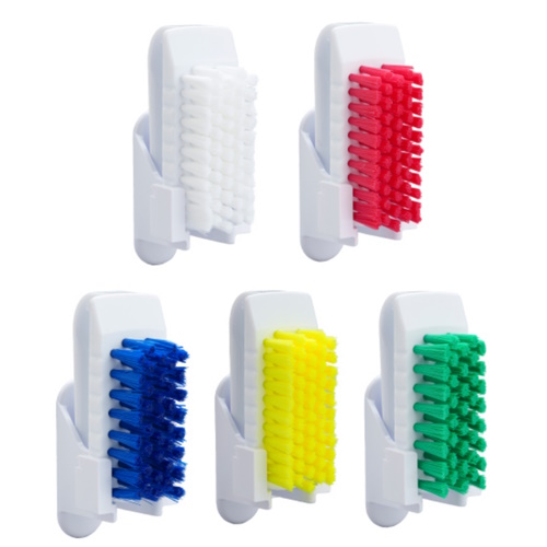 やわらかブラシで優しく洗浄！痛くないのにしっかりキレイに！ (専用ホルダー付)