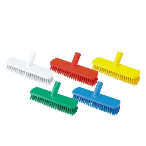 工場や厨房の広範囲清掃に最適！耐熱120℃・高耐久の業務用デッキブラシ