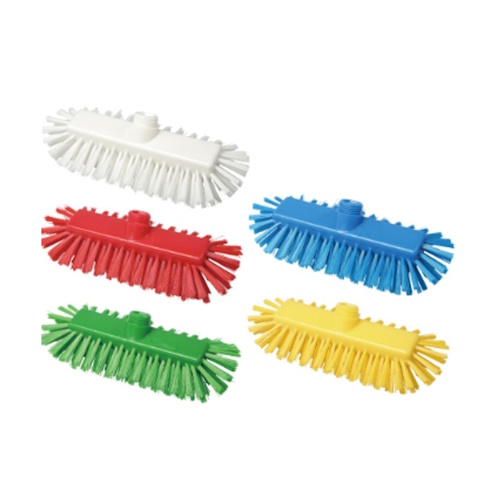 フロア・排水溝・グレーチングに最適 広角毛先で効率よく洗える、清掃現場の頼れる一本