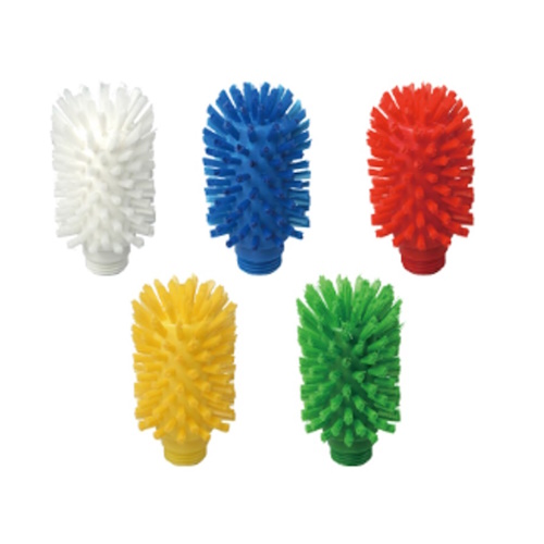 機械の奥も、筒の先も。‘‘届く”清掃ブラシ 先端まで植毛された構造で、今まで届きづらかった場所もスッキリ清掃